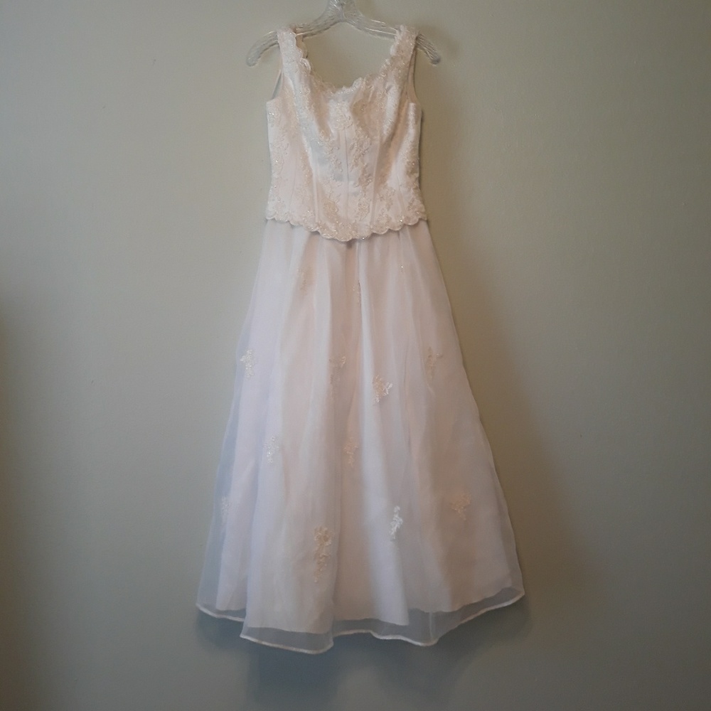 Aspeed Wedding Dress Beaded Sleeveless Bridal S